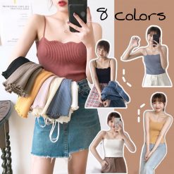 green, pink , white, yellow, grey, blue, black, bralet, spice, sexy, pretty, lingerie, musthave, wonderful, beautiful, facebook, instagram, rainbow, korea, malaysia, online, boutique, simple, mix, ootd, outfitted, spaghetti, knitwear, top, singlet, tank, sexy, inner